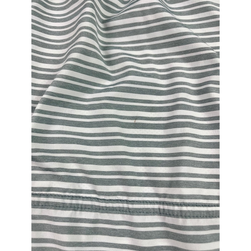 Columbia Omni-Shade Men's Short Sleeve Button Down Shirt Striped Grey Small P - Picture 9 of 9